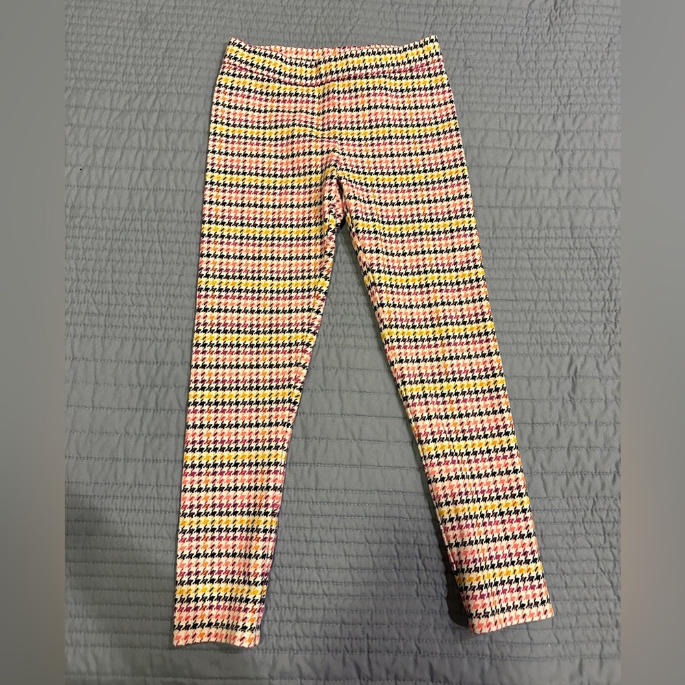 Janie and Jack Pink and Yellow Leggings